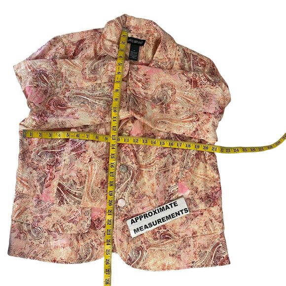 Lane Bryant Blazer Womens 18 Orange Jacket Work Office Harvest Casual Career - Picture 3 of 16